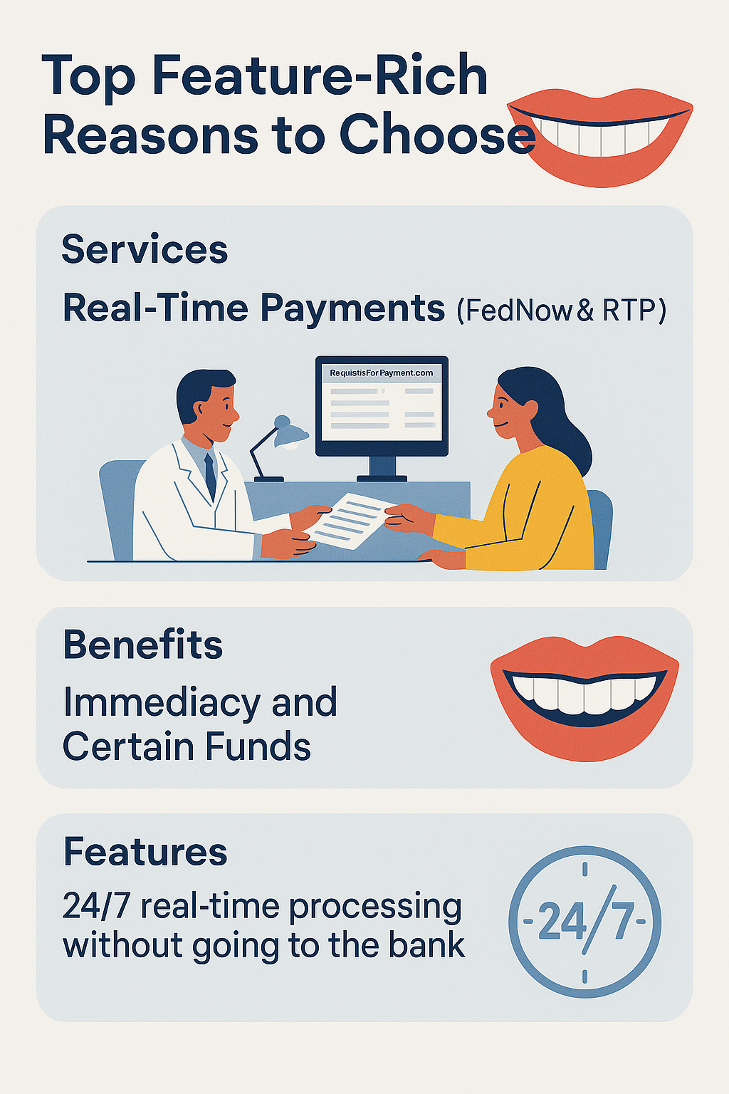 Text Mobile Request for Real-Time Payment